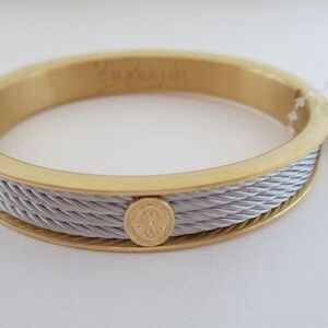 CHARRIOL Gold And Silver Color Icon Bangle